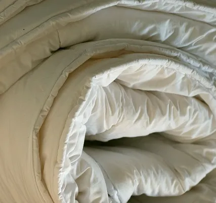 Products Rolled up Southdown wool duvet